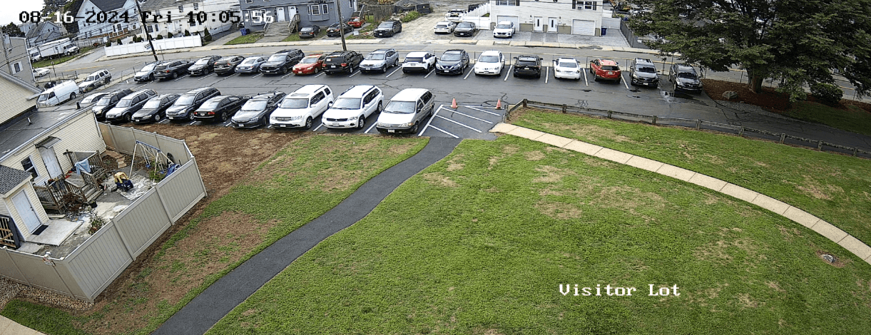 Parking Lot CCTV Security Monitoring